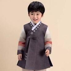 Lee Seol 韓服 547 Dan Yi Brown 男童韓服套裝