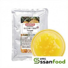안드로스 파인애플 리플잼, 1kg, 1개