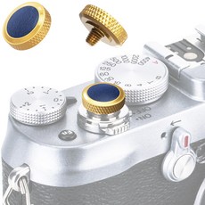 JJC 디럭스 나사식 소프트버튼 SRB-DGD 블루, 1개, 단품