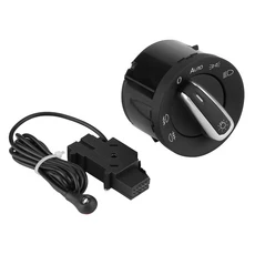 MK5 MK6 B6 3C 5ND941431B 용 자동차 헤드 라이트 스위치 제어 MK5 MK6 B6 3C 2005-2012 용 자동차 헤드 라, 01 검정색