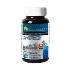칼슘마그네슘아연플러스비타민D 90정 메이플트리 x 1305mg, 1개