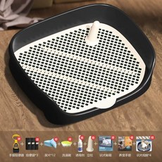 애견 배변매트 대형 화장실 중형 패드판, 1개, W. 블랙 대형