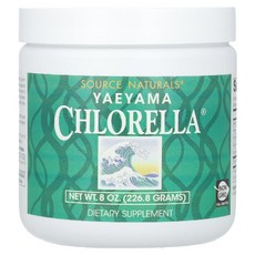 소스 네츄럴 야에야마 클로렐라 226.8 g 비타민 A B 12 카로티노이드 녹조류 효능, 2kg, 1개