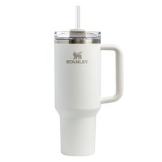 스탠리 H2.0 스테인리스 스틸 보온보냉텀블러 빨대 포함, 프로스트 화이트, 1.18L, 1개