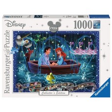 Ravensburger 維寶 拼圖 迪士尼 小美人魚復刻, 1000片, 小美人魚復刻 藍色, 1盒