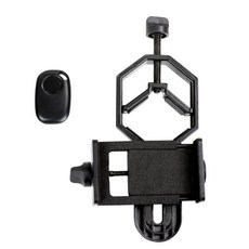 망원경 쌍안경 및 스포팅 스코프용 셀레스트론 u2013 스마트폰 어댑터 광학을 통한 이미지 비디오 캡처 심플하고 내구성이 뛰어나며 금속 바디 - 컴팩트하고 여행 친화적입니다, 블루투스가 있는 기본 스마트폰 어댑터 DX