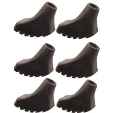 HAPLUSTAR 스타트레킹폴팁세트-발교체용고무트렉지팡이팁프로텍터대부분의워킹하이킹스틱에적합-지름11mm130779, 발_6개