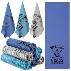 HunnmingRe 12개입 쿨링 타월 통기성 쌀쌀한 타월 81.3 x 30.5cm(32 x 12인치) 소프트 아이스 넥 랩 운동 땀 수건 스포츠 체육관용 극세사 행주 코치 선, 골프