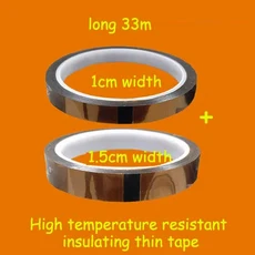 배터리 조립 인장 스트래핑 테이프 고온 저항 접착 테이프 BMS 보드 배터리 리튬 이온 Lifepo4 팩 고정, 2) temperature 2 tapes, 2) temperature 2 tapes