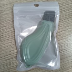 去黑頭鏟 去死皮粉刺矽膠鏟 面部刮黑頭鏟 臉部毛囊清潔器 美容鏟皮刀工具, 浅绿色  刀型黑头铲