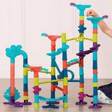 5세 집콕육아 구슬 롤러코스터 레일블럭 유아장난감 필수템 이큐, 1개