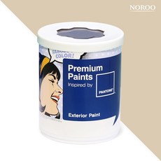 노루페인트 팬톤 실외 벽면 저광 페인트, 13-1006 CremeBrulee, 1L, 1개