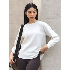 매장정품 탑텐 TOPTEN 여성) 라이트 브러쉬드 와플 긴팔 티_MBG5T61 MBG5T61 233262