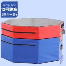 체육대회 운동회 워크샾 야유회 체육교구 4in1 피트니스 스포츠 장비 점프매트 다목적소품, 팔각형  점프박스 No.12, 1개