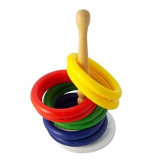 EQ 실내외 게임 운동 막대 색동링걸이 수업교구 집중력 감각