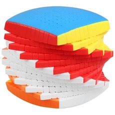 聖手12階魔術方塊 彩色六色速解 高階益智玩具, 彩色