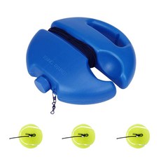 셀프 테니스 리턴볼 연습 솔로 운동 훈련 벽치기 리바운드, 혼합색상, 1세트