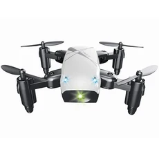 RC헬기 비행기 전투기 드론 무선 조정 카 자동차 오프로드 드리프트 포크레인 카메라가 달린 S9HW 미니 드, 04 White With Camera