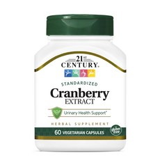 21ST CENTURY 蔓越莓私密處保健植物膠囊, 1罐, 60顆