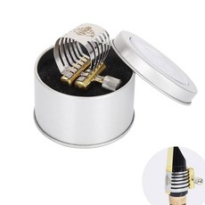 Bb 클라리넷/알토 색소폰 색소폰용 스테인리스 스틸 리자처 실버 도금