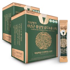 개성고려삼인 진삼명가 6년근 홍삼정 골드녹용 홍삼스틱, 200개, 10g