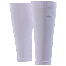미즈노 종아리 보호대 (2개 1세트) 슬리브, 화이트, 1개
