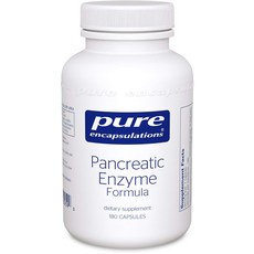 Pure Encapsulations 胰臟酶酵素膠囊, 1個, 180 件