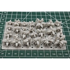 1/35 1/24 장면 액세서리 자갈과 잔디 버려진 파이프라인 불꽃 효과 부품 3D 인쇄 수지 판타지, small flower, 1개