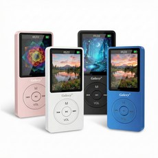 【Galaxy銀河款】輕盈享樂1.8吋彩色螢幕 MP4隨身聽(內建16G記憶體), 粉紅, DW