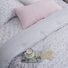 레노마홈 인기모달100 데이나모달 차렵이불 베개세트SS(사계절)(정상가 340000)