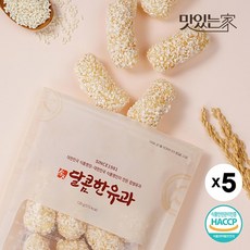김규흔 한과 달콤한 조청 유과 120g X 5봉지, 단일