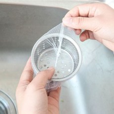 배수구 막힘방지 거름망 100매 교체 싱크대 하수구망sm41+6GDd