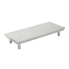 낮은 주방 스텐 선반 업소용 철제 식당용 바닥선반 이동식 정리 작업대 하부장 거치대 스테인레스 발받침, 1단, 길이 70너비 40높이 20cm 4다리