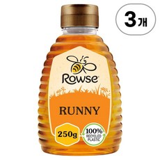 라우스 스퀴지 허니 Rowse Squeezy Honey 250g, 3개