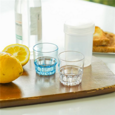 술잔 소주잔 예쁜 안깨지는 휴대용 세트 캠핑 케이스 2P 소주컵 가벼운, 1개, 기본1, 투명 2P