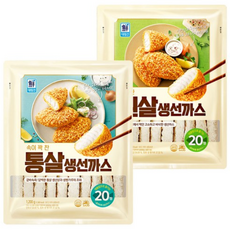 [보금푸드] 사조대림 통살생선까스 1.2kg + 흰살생선까스1.2kg