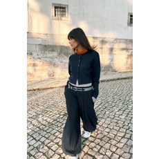 ZARA 소프트 니트 재킷 - 네이비 5536/149/401