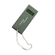 미니 신호용 서바이벌 호루라기 휘슬, 1개, 그린