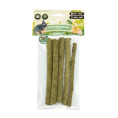 CUNIPIC 西班牙 鼠兔磨牙點心 榛果木搭配胡蘿蔔/歐芹/甜菜根 營養蔬菜木 鳥類玩具, 1個, 榛果木+歐芹棒