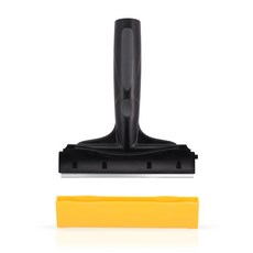 汽車貼紙清潔刀片組：不銹鋼刮刀，手柄剃須刀設計，乙烯基汽車包膜貼紙玻璃窗膜除膠劑, 1個, 1 個刮板