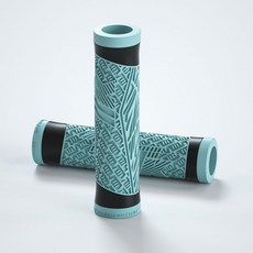 【XF】自行車把套 山地折疊車硅膠把套 騎行舒適減震通用防滑車把套跨境, 淺松綠, 1個