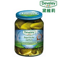 Develey 黛維莉 台灣總代理公司貨 德國脆黃瓜 720ml 酸黃瓜, 1個