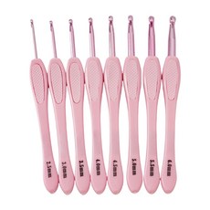 8PCS 인체공학적 크로셰비틱 크로셰비틱 크로켓과 호환 가능한 8.5mm-6mm 6mm6mm6mm6mm로 호환됩니다.