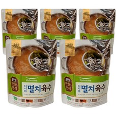 반듯한식 풀무원 다시마 멸치육수, 5개, 500g