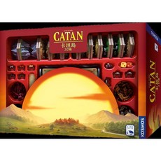 卡坦島 3D版 CATAN 3D 繁體中文正版益智桌遊 附發票可打統編 可選牌套, 1個, 卡坦島 3D版,+薄牌套