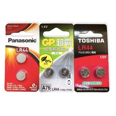 含稅 LR44 電池 TOSHIBA GP 超霸 Panasonic V13GA A76 AG13 1.5V, 1個, LR44 / TOSHIBA(一卡2顆), 2