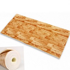 목재무늬 바닥시트 원목패턴 접착식 마루 인테리어 리폼 거실 베란다 셀프시공
