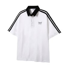 OCELOT C43 두줄 테이프 폴로 카라 반팔티 화이트 278610