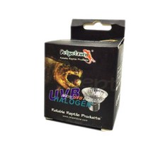 佩佩龍 Petpetzone 迷你夾燈專用燈泡 UVB 3.0 爬蟲保溫燈，提供最佳的UVB和熱能, 1個, P138-3.0燈泡白50W/53W隨機