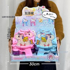 儿童玩具手持电动泡泡机夏季戏水全自动加特林泡泡枪机构批发礼物, 1個, 6877C摇摇马自动泡泡枪【单条价格拍8发一套】:1個